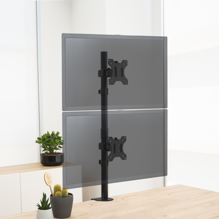 SOPORTE MESA TOOQ PANT. GIRA INCLI 2 BRAZOS 13-32 VERTICAL - detalle
