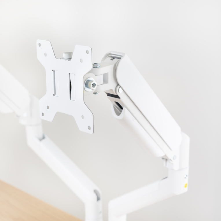 SOPORTE MESA TOOQ PANT. GIRA INCLI 2 BRAZOS 13-34 BLANC - detalle