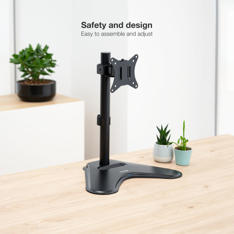 SOPORTE MESA TOOQ PANTALLA 17"-32" NEGRO - detalle