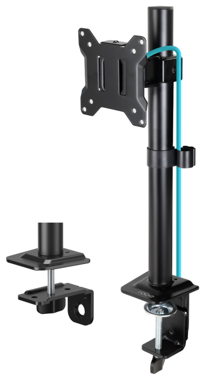 SOPORTE MESA TOOQ PANTALLA GIRA INCLI ROTA 17-32 NEGRO - detalle