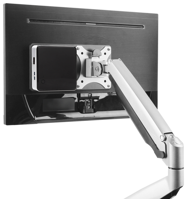 SOPORTE MINI PC AISENS VESA 75×75, 100×100 3KG NEGRO - detalle