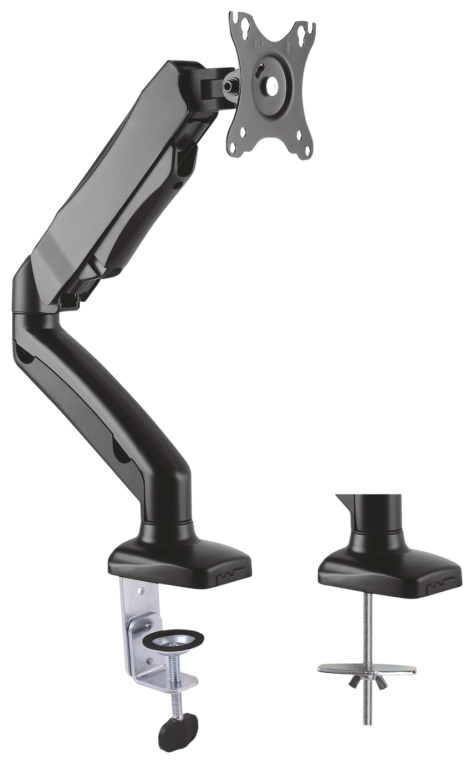 SOPORTE MONITOR AISENS CONTRAPESO GIRATORIO INCLINABLE 1 BRZ 9KG 13"-32" NEGRO - detalle