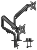 SOPORTE MONITOR AISENS CONTRAPESO GIRATORIO INCLINABLE 2 MONITOR TV 8KG 17”-32”