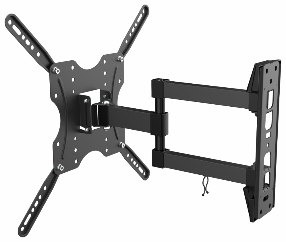 SOPORTE MONITOR AISENS GIRATORIO INCLINABLE MONITOR/TV 30KG 32"-55" (3 PIVOTES) - detalle