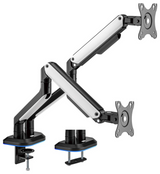 AISENS DT32TSR-297 soporte para monitor 81.3 cm (32") Escritorio Negro. Blanco