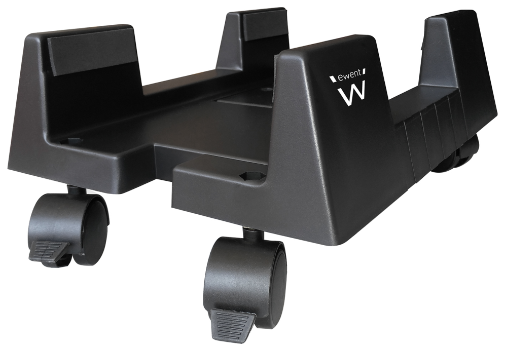 SOPORTE ORDENADOR EWENT CAJON AJUSTABLE CON RUEDAS - detalle