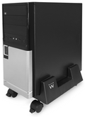SOPORTE ORDENADOR EWENT CAJON AJUSTABLE CON RUEDAS