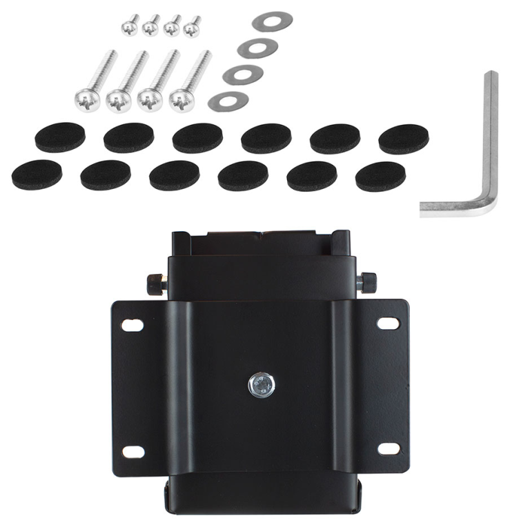SOPORTE ORDENADOR EWENT COLGANTE BAJO MESA AJUSTABLE - detalle
