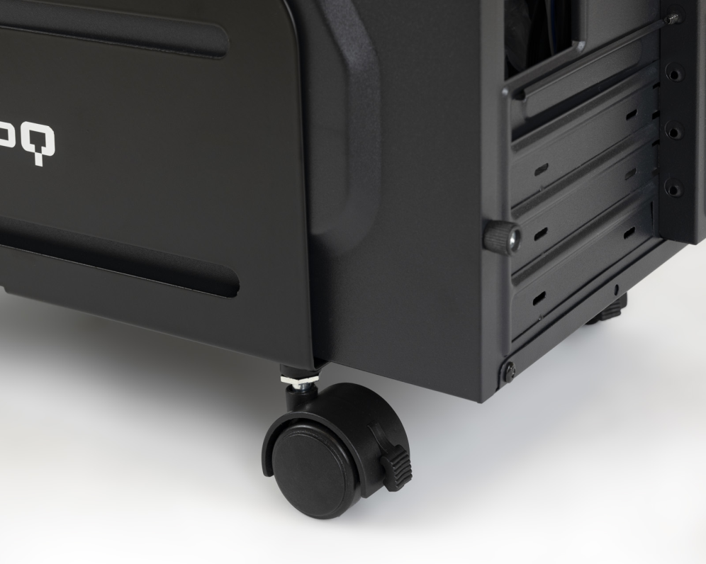 SOPORTE PARA CPU DE SUELO CON RUEDAS TOOQ UMCS0004-B NEGRO - detalle