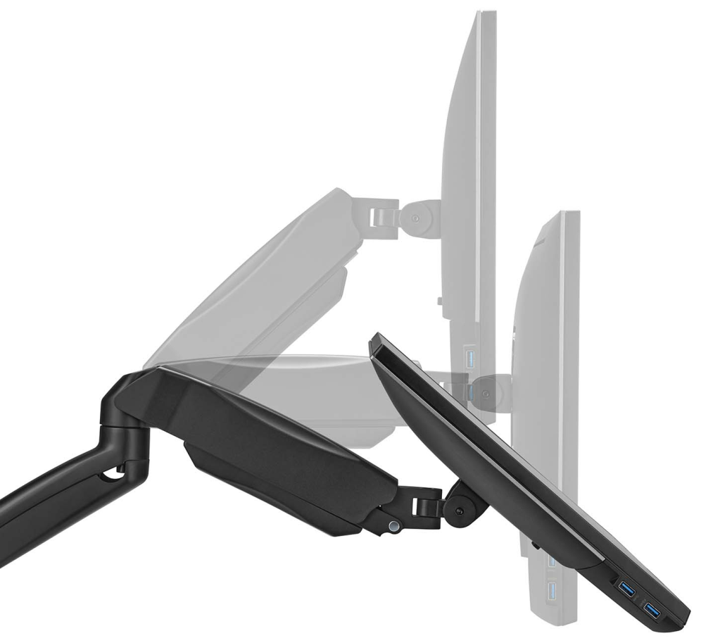 SOPORTE PARED AISENS CONTRAPESO TV 9KG (3 PIVOTES 1 BRAZO) 17-32 NEGRO - detalle