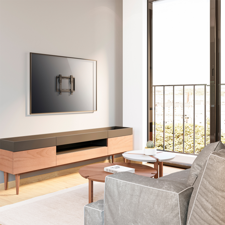 SOPORTE PARED AISENS INCLINABLE MONITOR TV 35KG DE 23"-42" NEGRO - detalle