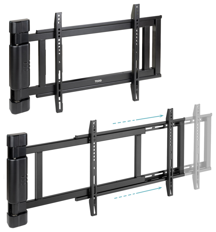 SOPORTE PARED ELECTRICO TOOQ LPM4381XL-B ORBITA 32-75" - detalle