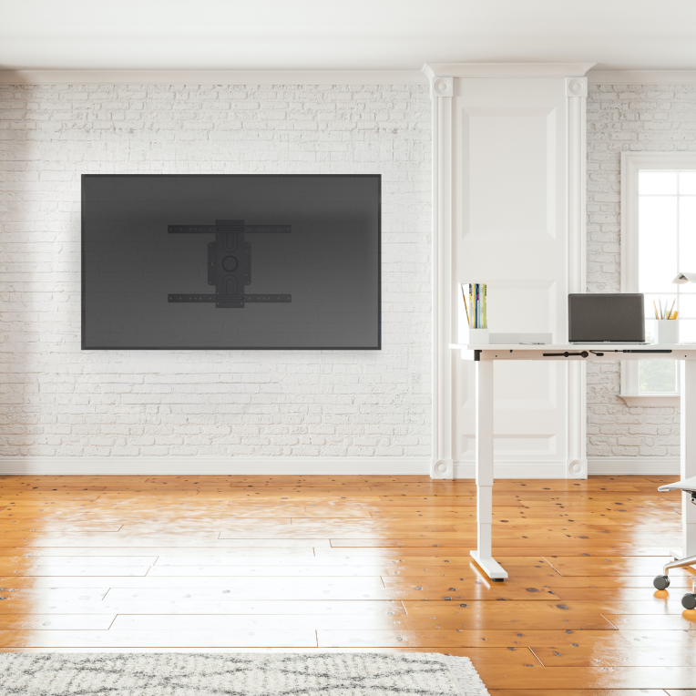 SOPORTE PARED TOOQ 37-80 ROTACION 360° NEGRO - detalle