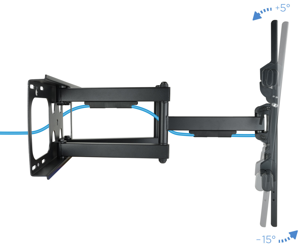 SOPORTE PARED TOOQ LP3790TN-B 37"-90" NEGRO - detalle