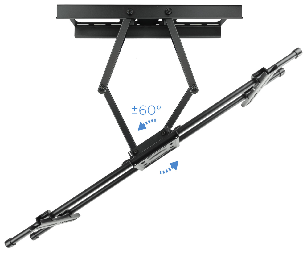 SOPORTE PARED TOOQ LP3790TN-B 37"-90" NEGRO - detalle