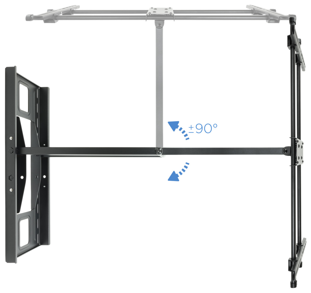 SOPORTE PARED TOOQ LP4380XL-B 43"-80" NEGRO - detalle
