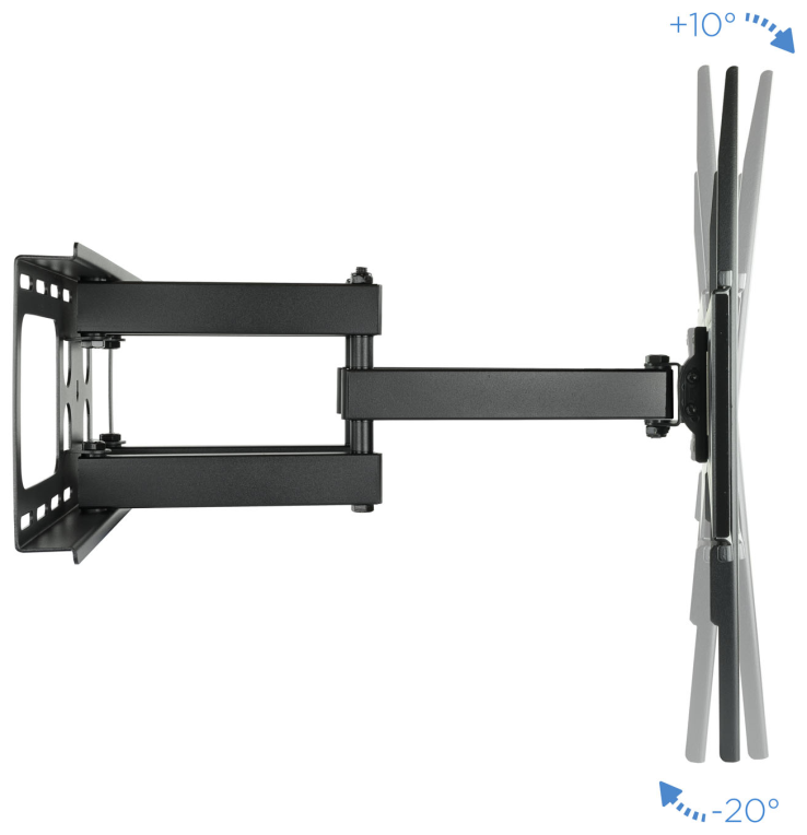 SOPORTE PARED TV LP6270TN-B 37-70 GIRA/INCLI NEGRO - detalle