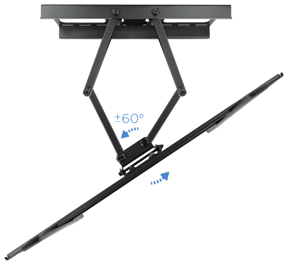 SOPORTE PARED TV LP6270TN-B 37-70 GIRA/INCLI NEGRO - detalle