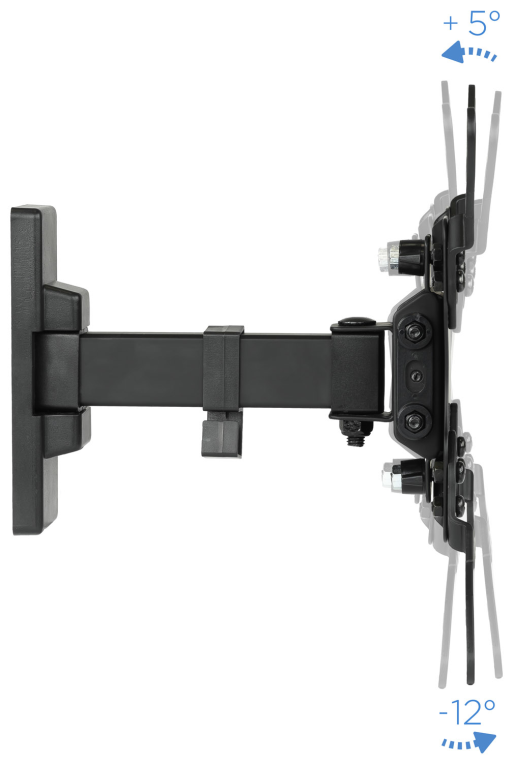 SOPORTE PARED TV TOOQ LP2042TNL-B NEGRO 13-42" MAX 20 KG - detalle
