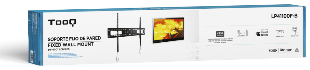 SOPORTE PARED TV TOOQ LP41100F-B NEGRO - detalle