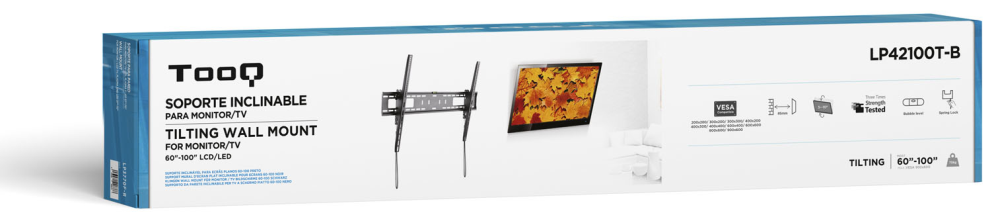 SOPORTE PARED TV TOOQ LP42100T-B NEGRO - detalle