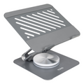 TooQ Soporte Elevador con rotación 360° y ajustable. para dispositivos de hasta 13”. Color Gris Oscuro