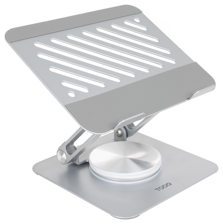 SOPORTE PLEGABLE 360° DISPOSITIVOS HASTA 13", PLATA