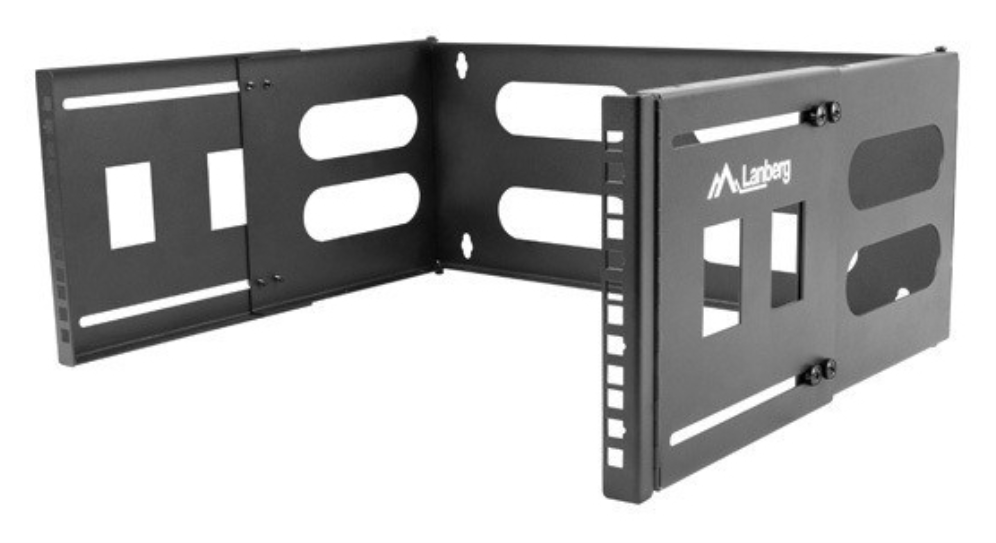 SOPORTE PLEGABLE LANBERG MURAL 19" 4U 497X400/240 NEGRO