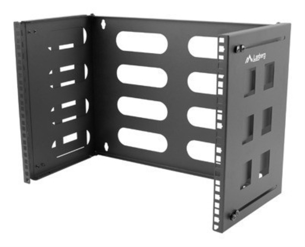 SOPORTE PLEGABLE LANBERG MURAL 19" 8U 497X400/240 NEGRO - detalle