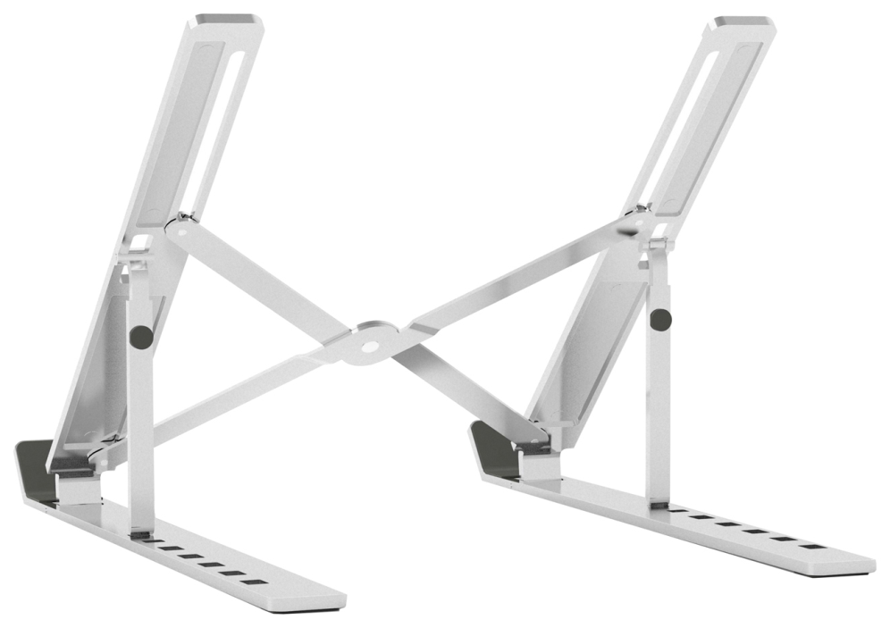 SOPORTE PORTATIL SOBREMESA AISENS AJUSTABLE PLATA - detalle