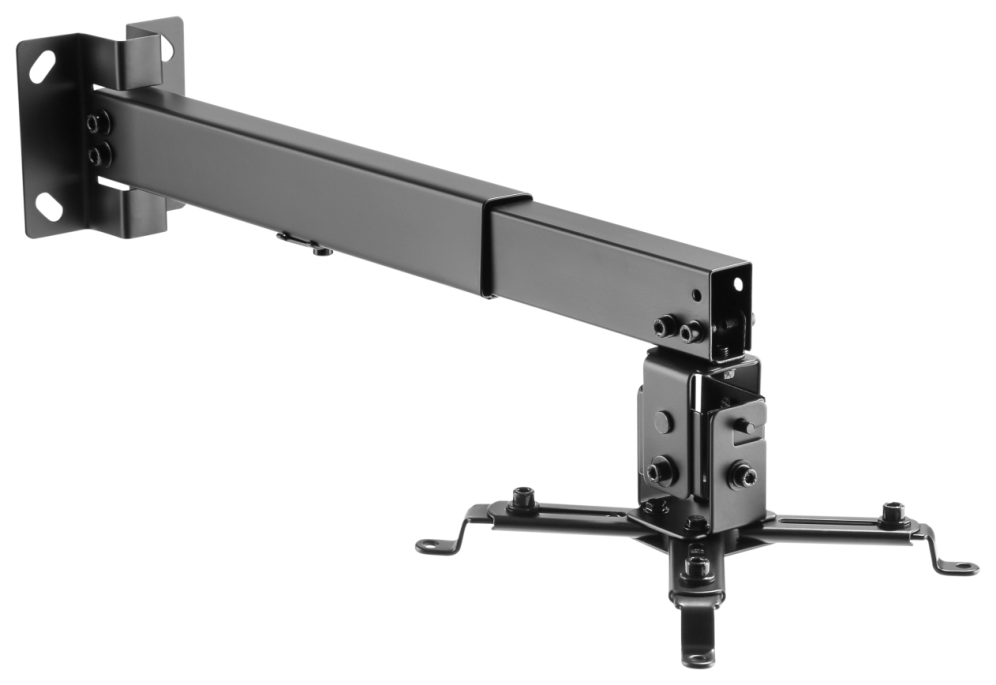 SOPORTE PROYECTOR AISENS TECHO/PARED UNIV INCLINABLE EXTENSIBLE 20KG NEGRO - detalle