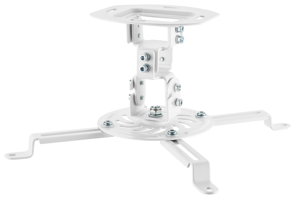 SOPORTE PROYECTOR AISENS UNIVERSAL TECHO GIRATORIO INCLINABLE BLANCO - detalle