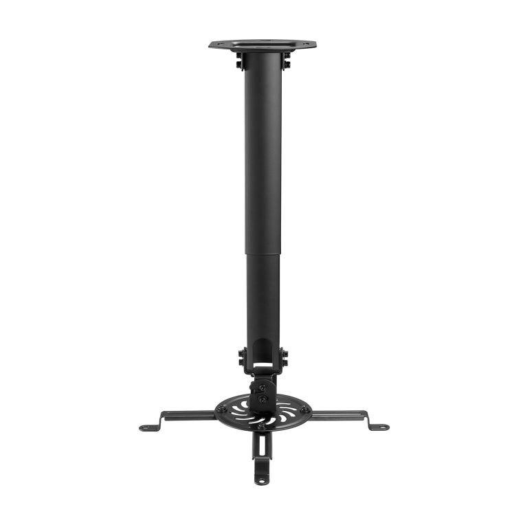 AISENS Soporte Universal Giratorio. Inclinable y Extensible de Techo para Proyector 13.5Kg. Negro