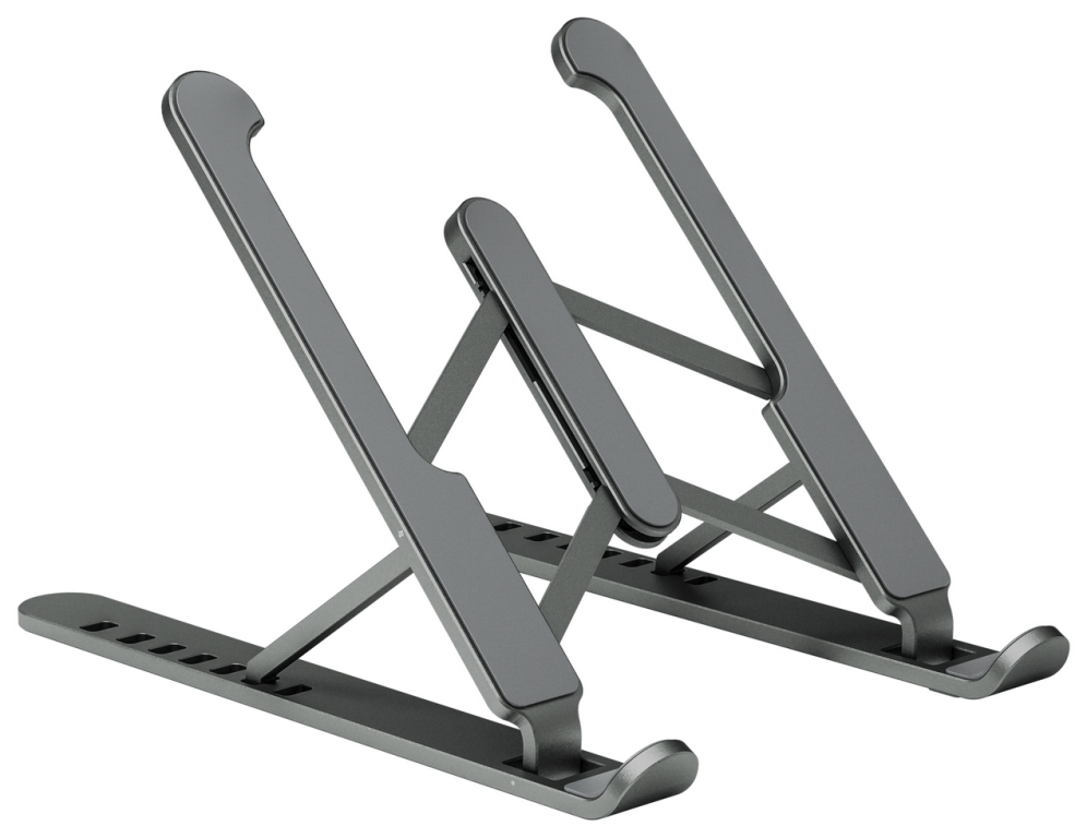 SOPORTE SOBREMESA AISENS AJUSTABLE PARA PORTATIL TABLET GRIS OSCURO