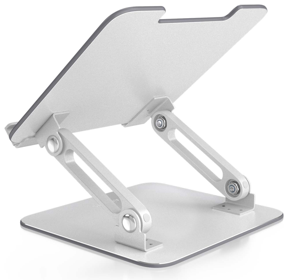 SOPORTE SOBREMESA AISENS AJUSTABLE PORTATIL/TABLET 7"-13" PLATA - detalle