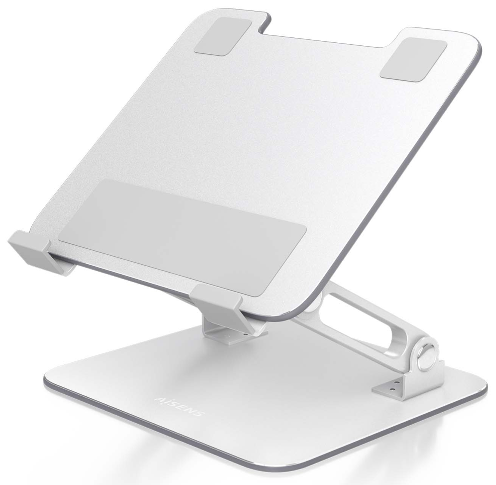 SOPORTE SOBREMESA AISENS AJUSTABLE PORTATIL/TABLET 7"-13" PLATA - detalle