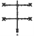 Ewent EW1514 soporte para monitor 81.3 cm (32") Escritorio Negro