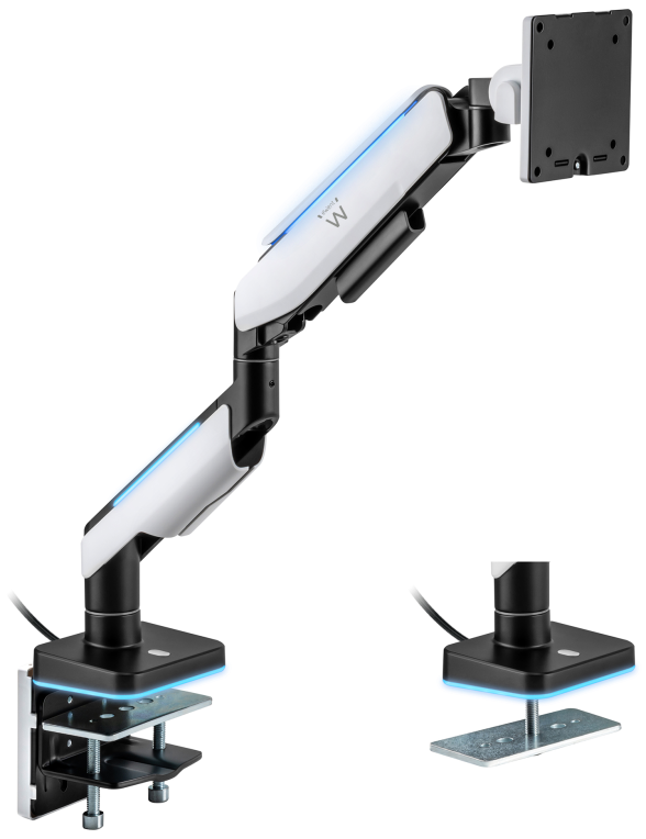 SOPORTE SOBREMESA MONITOR EWENT EW1509 HASTA 49" NEGRO GRIS