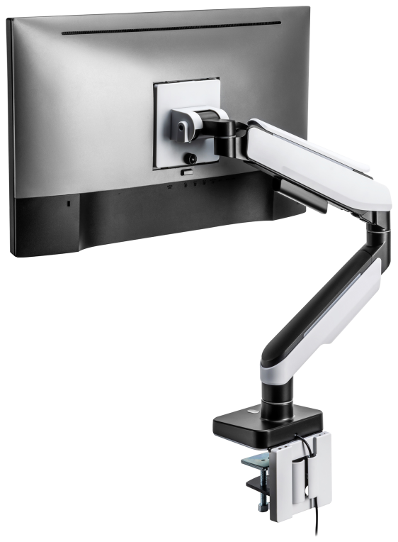 SOPORTE SOBREMESA MONITOR EWENT EW1509 HASTA 49" NEGRO GRIS - detalle