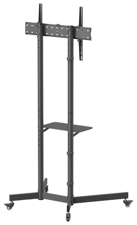 SOPORTE SUELO AISENS RUEDA BANDEJA DVD MONITOR/TV 45KG 37-70 NEGRO - detalle