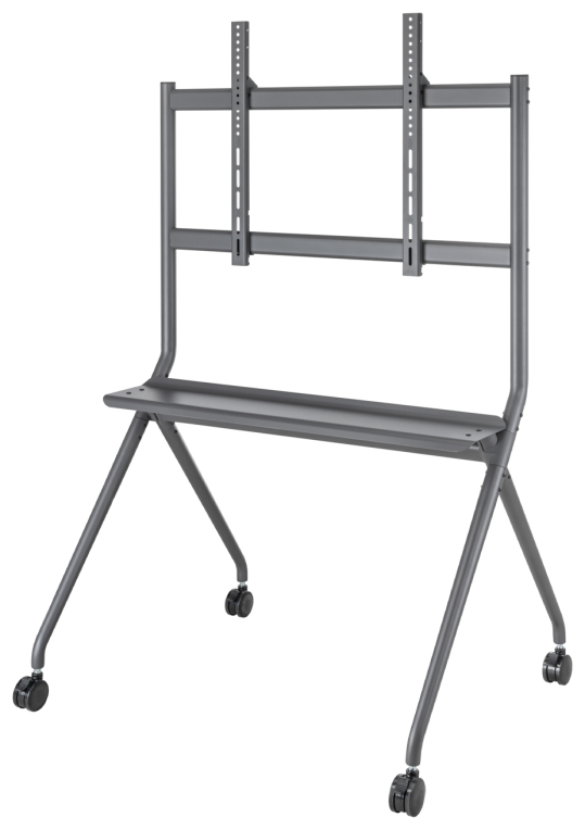 SOPORTE SUELO AISENS RUEDAS BANDEJA DVD PANTALLA 120KG 50-86 - detalle