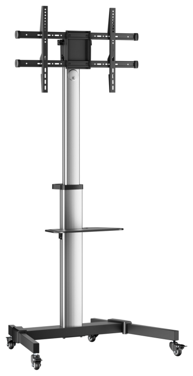 SOPORTE SUELO AISENS RUEDAS BANDEJA DVD PANTALLA 50KG 37-86