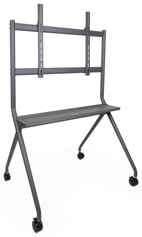 TooQ iSTAND Soporte de Suelo con Ruedas para Pantallas 50"- 86". Gris
