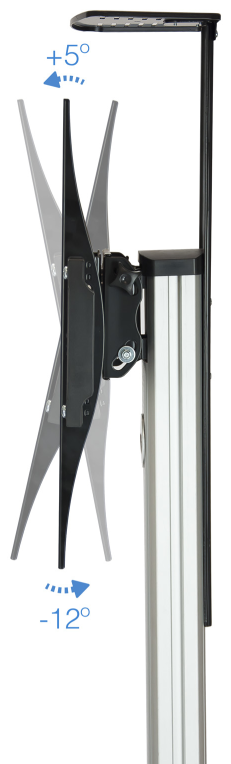 SOPORTE SUELO TOOQ TV HORI./VERTICAL FS1870M-B 37-70 NEGRO - detalle