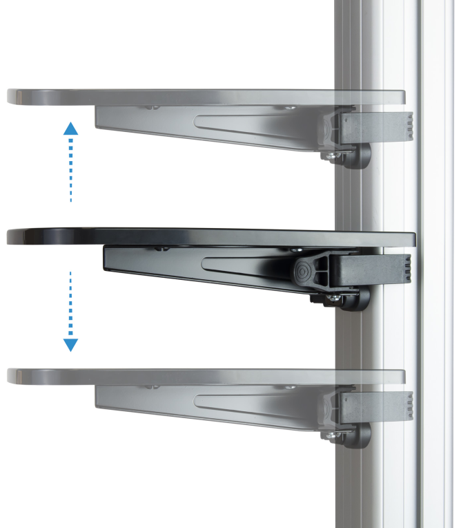 SOPORTE SUELO TOOQ TV HORI./VERTICAL FS1870M-B 37-70 NEGRO - detalle
