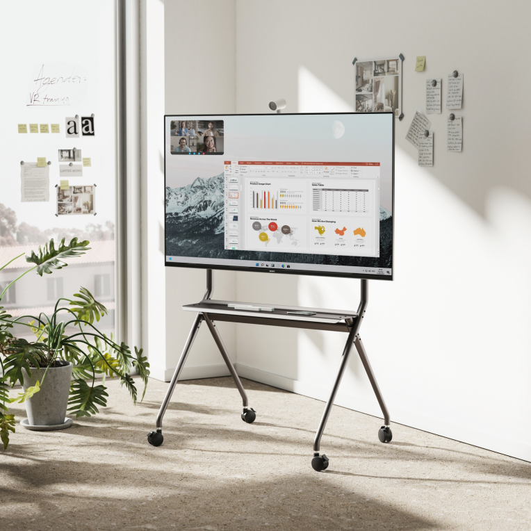 SOPORTE SUELO TV EWENT EW1542 50"-86" VESA 800X600 MAX 120KG - detalle