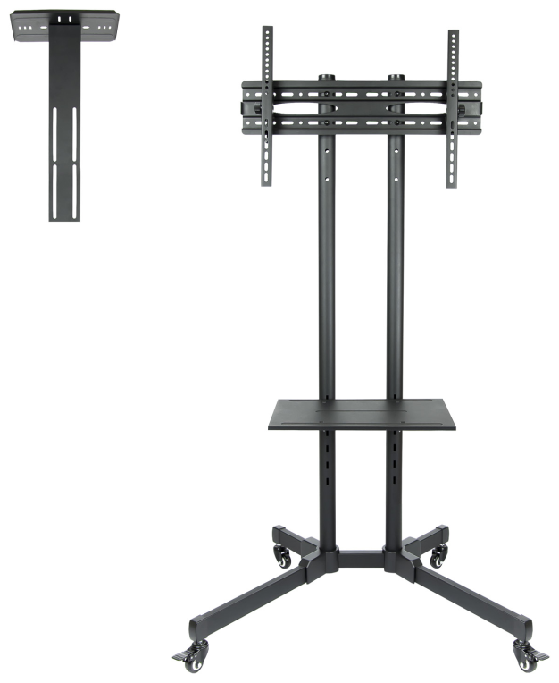 SOPORTE SUELO TV TOOQ FS1470M-B NEGRO - detalle