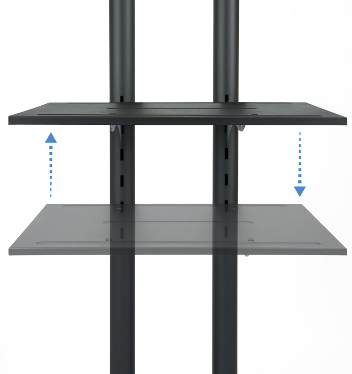 SOPORTE SUELO TV TOOQ FS1470M-B NEGRO - detalle