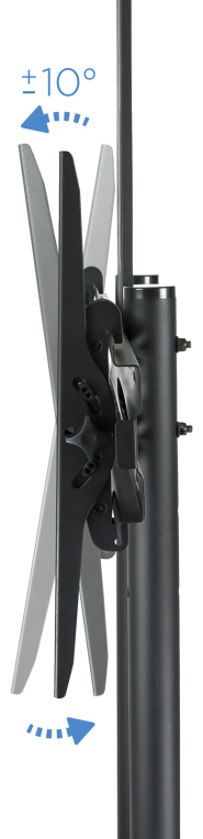 SOPORTE SUELO TV TOOQ FS1470M-B NEGRO - detalle