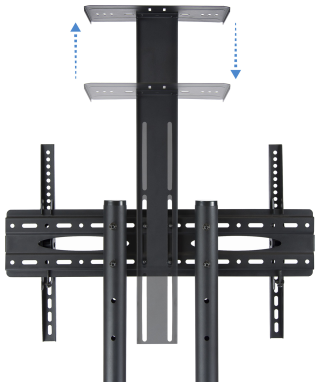 SOPORTE SUELO TV TOOQ FS1470M-B NEGRO - detalle